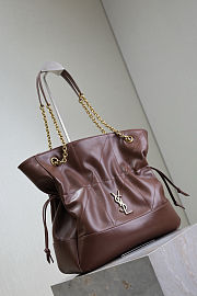 Fortok Saint Laurent YSL Jamie Shopping Brown 35x35x10cm - 5