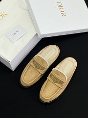 Fortok Dior Boy Mule Beige Suede  - 1