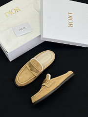 Fortok Dior Boy Mule Beige Suede  - 4