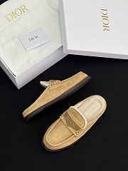 Fortok Dior Boy Mule Beige Suede  - 2