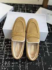 Fortok Dior Boy Mule Beige Suede Shearling Lining - 2