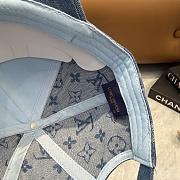 Fortok Louis Vuitton Blue Denim Cap  - 6