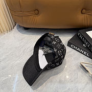 Fortok Louis Vuitton Black Denim Cap  - 3