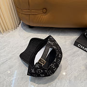 Fortok Louis Vuitton Black Denim Cap  - 2