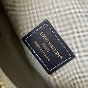 Fortok Louis Vuitton Hills Pochette Blue Monogram Denim 18.5 x 11 x 6.5cm - 4