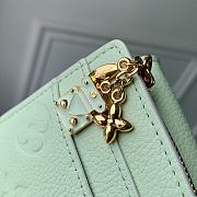 Fortok Louis Vuitton Sarah Wallet Green 19x10.5x2cm - 5