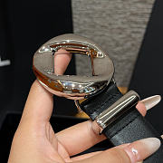 Fortok Chanel Leather Belt Black - 5
