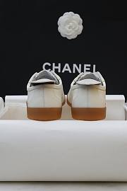 Fortok Chanel Calfskin Embossed Suede Sneakers  - 2