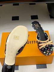 Fortok Louis Vuitton x Takashi Murakami 6AM Mules Bow Black - 6