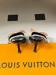 Fortok Louis Vuitton x Takashi Murakami 6AM Mules Bow Black - 5