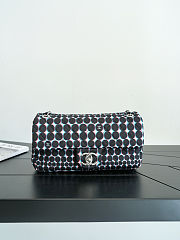 Fortok Chanel Polka-dot Nylon Flap Bag 3D Optical-illusion Dot Print 26*15cm - 1