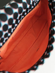 Fortok Chanel Polka-dot Nylon Flap Bag 3D Optical-illusion Dot Print 26*15cm - 5