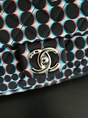 Fortok Chanel Polka-dot Nylon Flap Bag 3D Optical-illusion Dot Print 26*15cm - 3