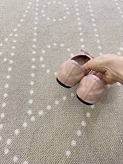 Fortok Valentino Garavani Nappa Quilted Bow Ballerina Flats Beige Pink - 4