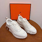 Fortok Hermès Bouncing Sneakers Unisex White  - 1