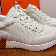 Fortok Hermès Bouncing Sneakers Unisex White  - 6