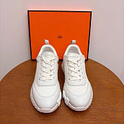 Fortok Hermès Bouncing Sneakers Unisex White  - 5