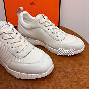 Fortok Hermès Bouncing Sneakers Unisex White  - 3