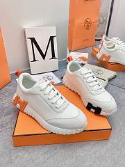 Fortok Hermès Bouncing Sneakers Unisex White 01 - 1