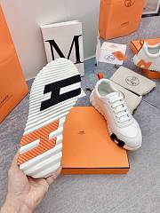 Fortok Hermès Bouncing Sneakers Unisex White 01 - 6