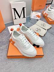 Fortok Hermès Bouncing Sneakers Unisex White 01 - 2
