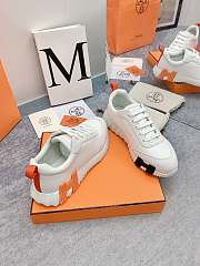 Fortok Hermès Bouncing Sneakers Unisex White 01 - 5