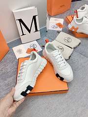 Fortok Hermès Bouncing Sneakers Unisex White 01 - 3