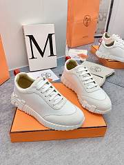 Fortok Hermès Bouncing Sneakers Unisex White 02 - 2