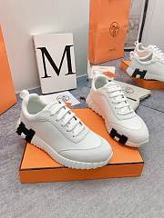 Fortok Hermès Bouncing Sneakers Unisex White 03 - 1