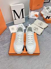 Fortok Hermès Bouncing Sneakers Unisex White 03 - 3