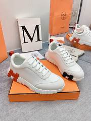Fortok Hermès Bouncing Sneakers Unisex White 04 - 1