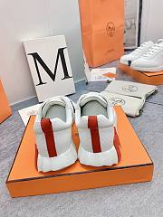 Fortok Hermès Bouncing Sneakers Unisex White 04 - 6