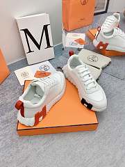 Fortok Hermès Bouncing Sneakers Unisex White 04 - 4