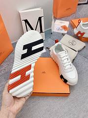 Fortok Hermès Bouncing Sneakers Unisex White 04 - 2