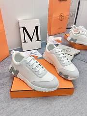Fortok Hermès Bouncing Sneakers Unisex White 05 - 1