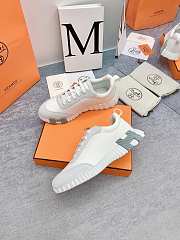 Fortok Hermès Bouncing Sneakers Unisex White 05 - 4