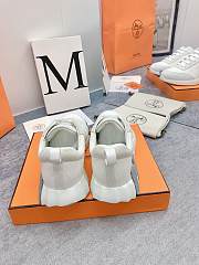 Fortok Hermès Bouncing Sneakers Unisex White 05 - 2