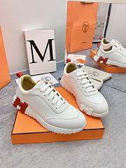 Fortok Hermès Bouncing Sneakers Unisex White 06 - 1