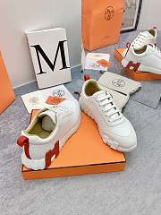 Fortok Hermès Bouncing Sneakers Unisex White 06 - 4