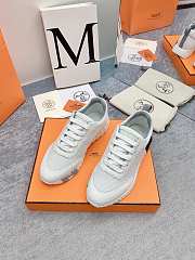 Fortok Hermès Bouncing Sneakers Unisex White 07 - 4