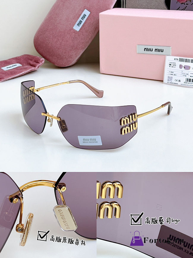 Fortok Miu Miu 54YS Runway Sunglasses Multicolors 80cm x 14-110cm  - 1
