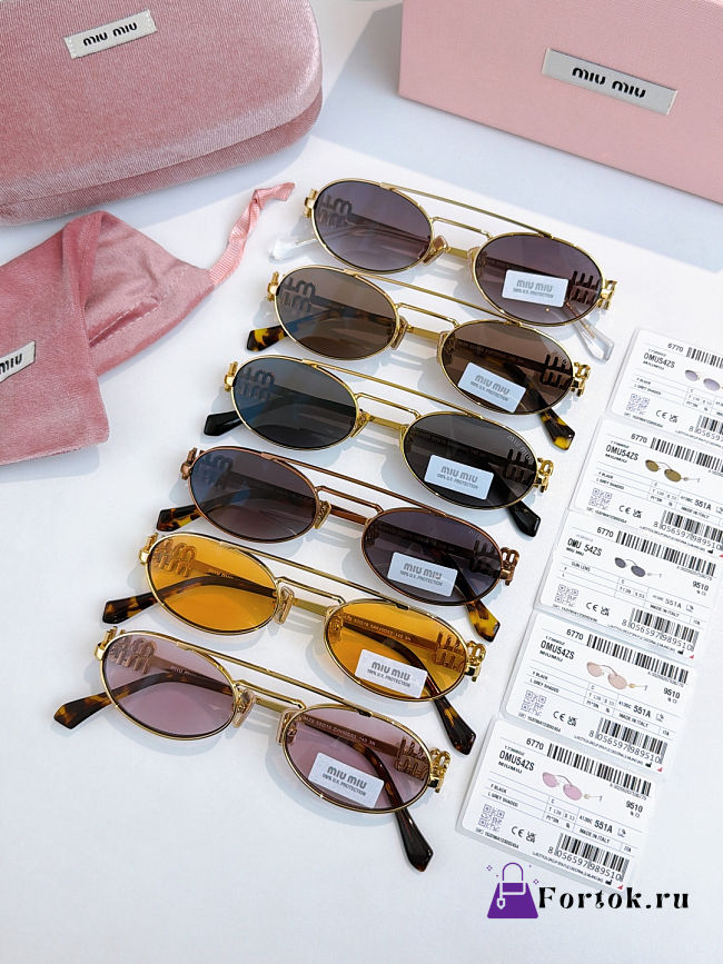 Fortok Miu Miu Sunglasses 54ZS Multicolors 53-19-140cm - 1