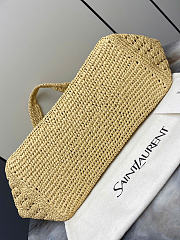 Fortok Saint Laurent Icare Tote Bag Raffia 37–55 x 43 x 5 cm - 2