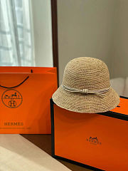 Fortok Hermes Woven Straw Hat - 1