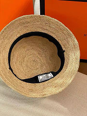 Fortok Hermes Woven Straw Hat - 6