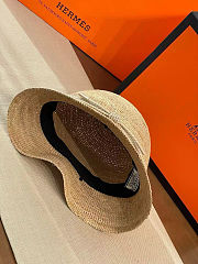 Fortok Hermes Woven Straw Hat - 4