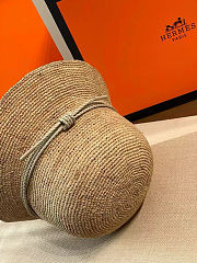 Fortok Hermes Woven Straw Hat - 3