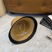 Fortok Celine Woven Cloche Hat Brown - 4