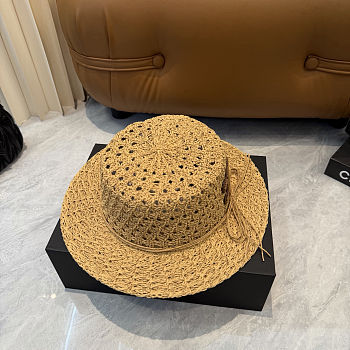 Fortok Celine Straw Sun Hat Ribbon