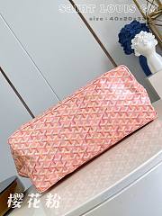 Fortok Goyard Saint Louis GM Tote Bag Sakura pink 40x20x32cm - 4